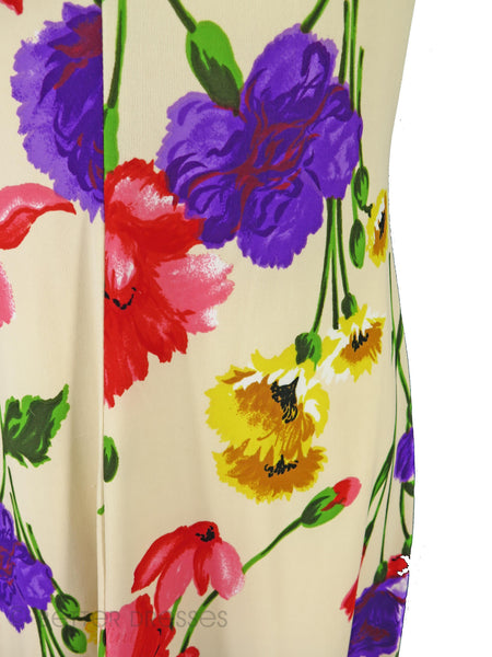 70s Floral Maxi Dress – Better Dresses Vintage