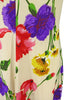 70s Floral Maxi Dress - pattern detail