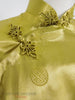 50/60s Cheongsam in yellow - frog detail