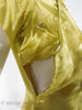 50/60s Cheongsam in yellow - zip detail