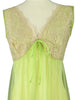 60s Nylon Peignoir Set - gown close view