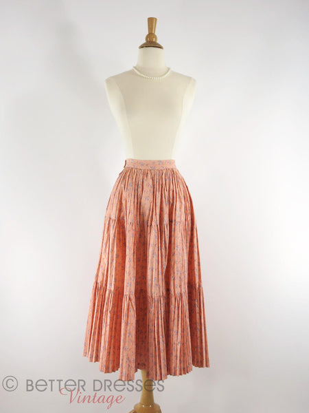 Vintage Martha of Taos Broomstick Skirt - no crinoline