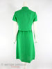 Vintage Ivey's Green Dress and Jacket Set - back