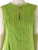 50/60s Green Bamboo Print Housecoat or Beach Coverup