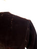 1930s Silk Velvet Jacket - shoulder dart detail