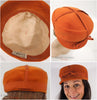 Chapeau orange mod des années 60