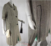 50s Black and White Coat - side views