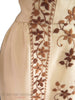 60s Sheath Dress - embroidery detail