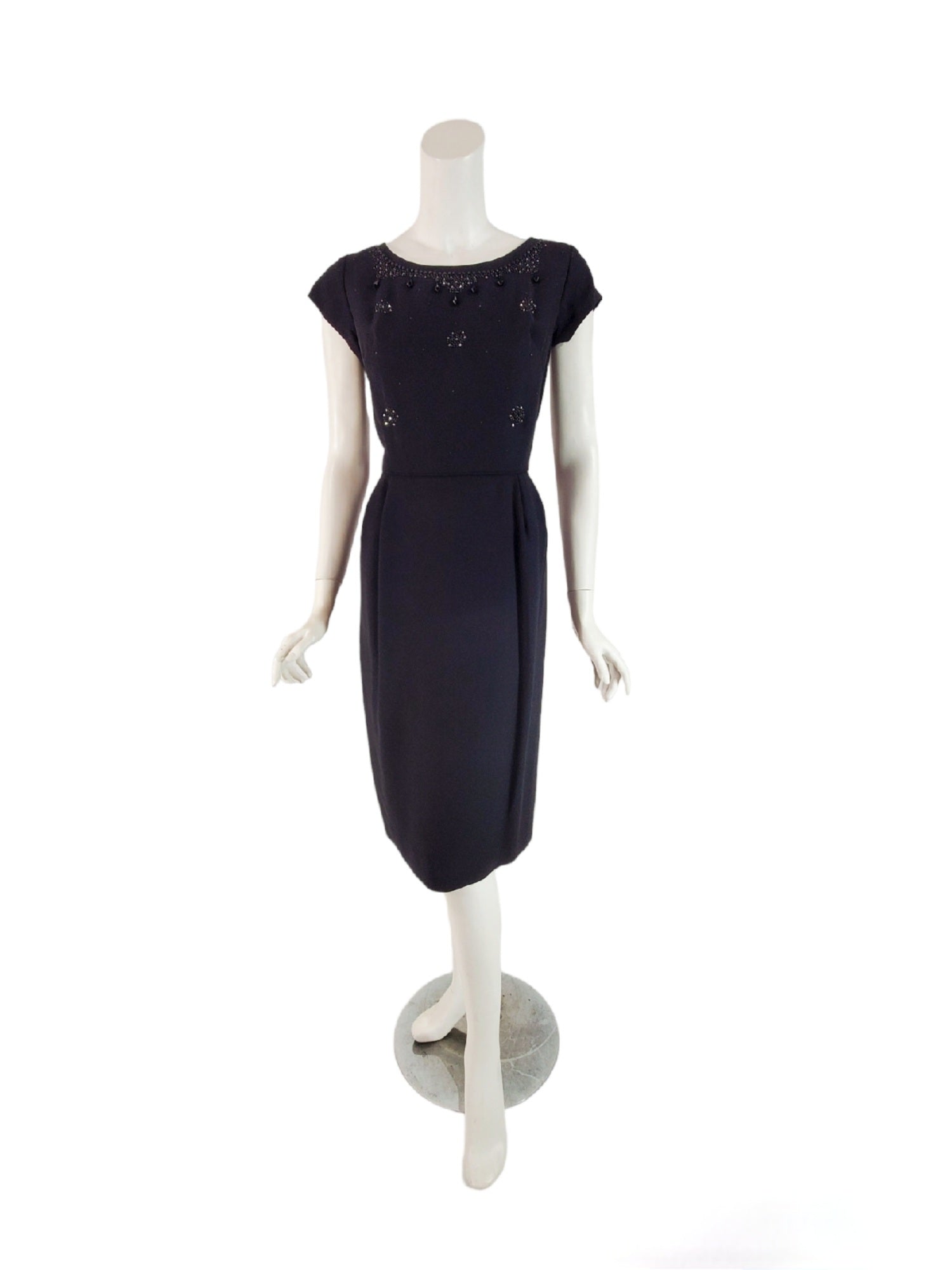 50s/60s Black Cocktail Dress - sm, med Better Dresses Vintage 50s/60s Black Cocktail Dress - sm, med Better Dresses Vintage