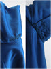 60s Bright Blue Shift Dress & Coat - coat underarm repairs