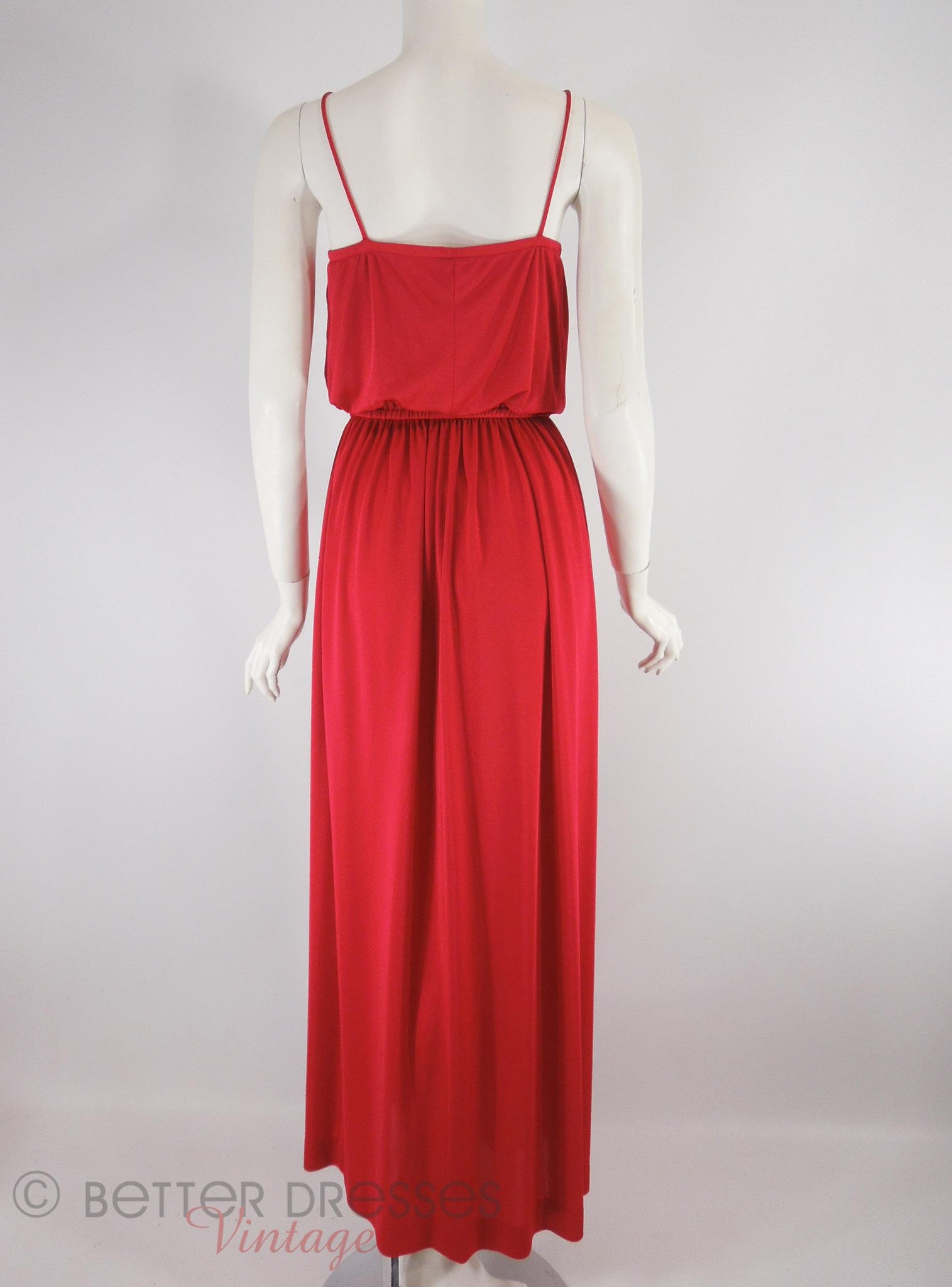 70s Red Maxi Dress Better Dresses Vintage 70s Red Maxi Dress Better Dresses Vintage