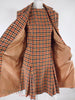 60s Plaid Tweed Dress + Coat - Set