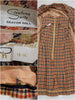60s Plaid Tweed Dress + Coat - interior and Seaton Hall labels