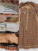 60s Plaid Tweed Dress + Coat - interior and Seaton Hall labels