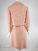 60s Peach and Taupe Dress Suit - back