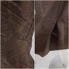 50s Brown Sheath Dress - details