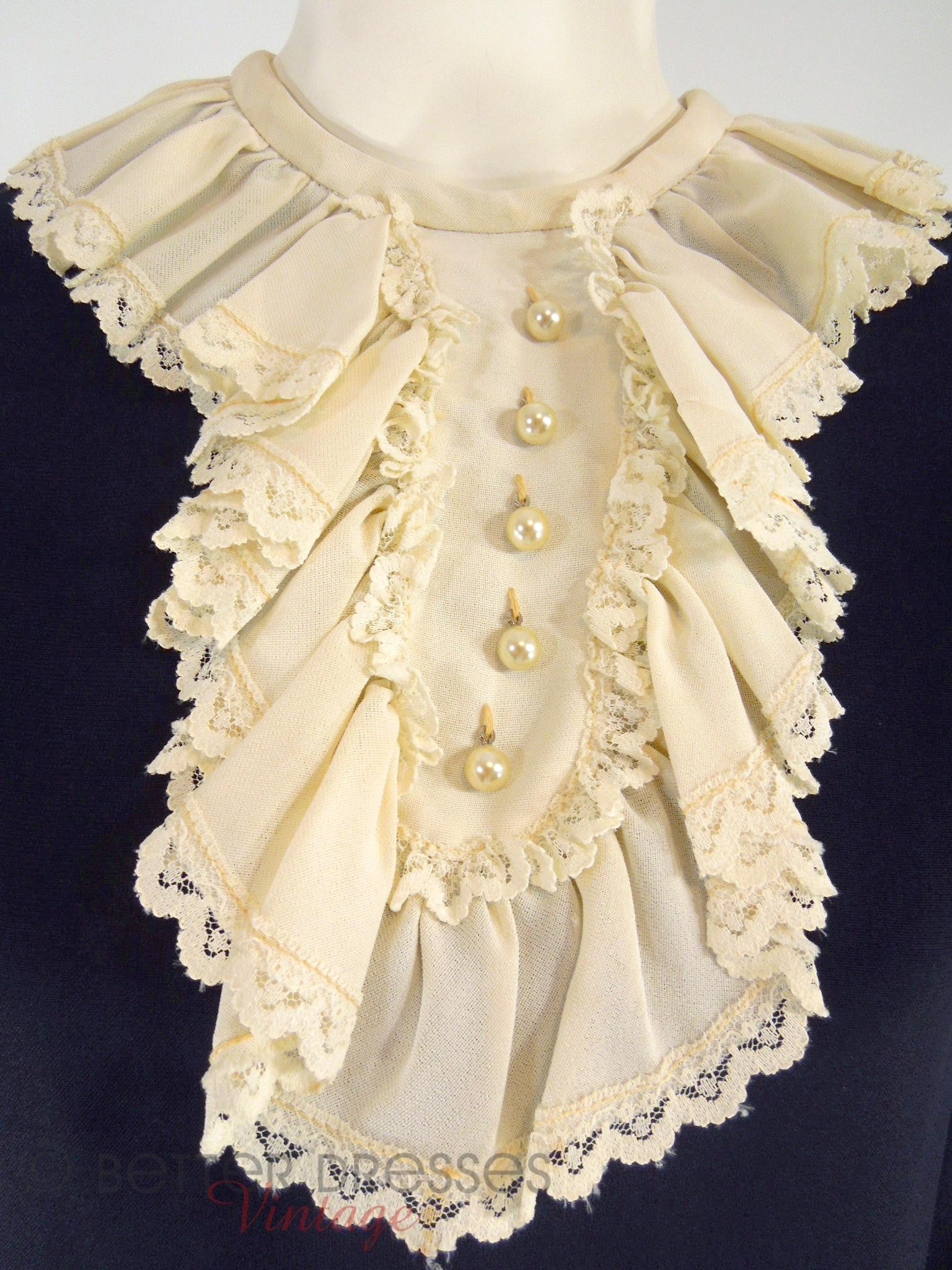 navy and cream shift dress Milly