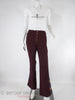 Vintage High-Waist Trousers - front