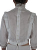 back view of antique edwardian shirt waist