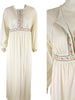 70s Peignoir Set - Robe closed and open