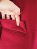 60s Red Wool Coat - pocket