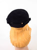 50s Black Hat - Back view