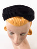 50s Black hat - front view