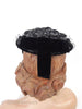 40s/50s Modified Sailor Veil Hat - back