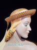 Vintage Straw Hat  - view showing hair band