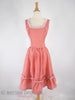 50s Red+White Gingham Patio Dress - no crinoline