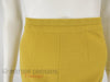 60s Spicy Mustard Stretch Pants - front waist