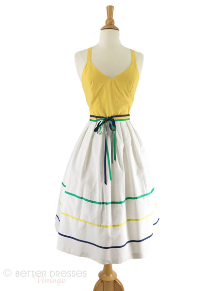 70s Sundress, shown with our crinoline