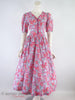 80s Laura Ashley Floral Dress - front