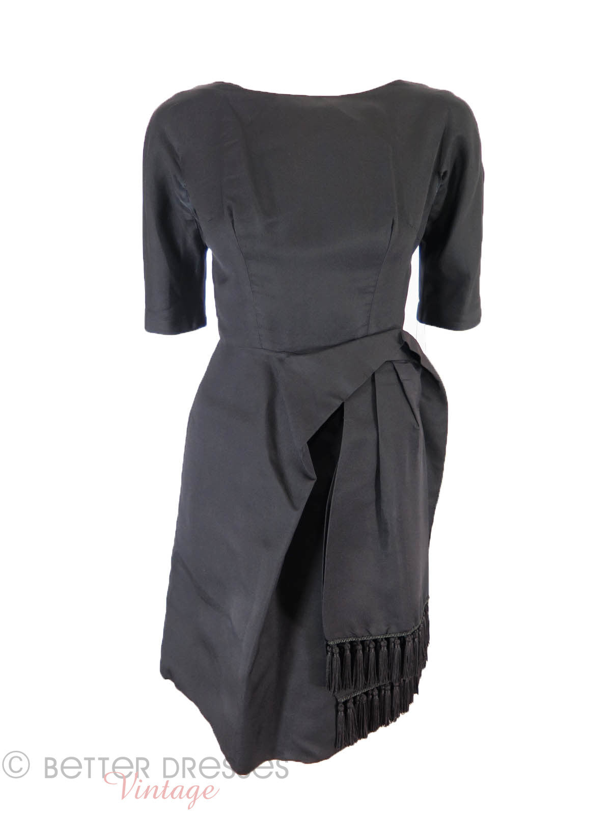 50s Black Cocktail Dress - xs, sm 50s Black Cocktail Dress - xs, sm
