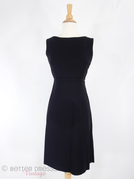 60s LBD With Low Bow Back - front view