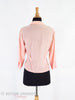 40s/50s Pink Silk Blouse - back