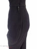 40s Black High-Waist Trousers - side with closure