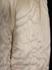 40s Quilted Satin Bed Jacket - close-up of quilting