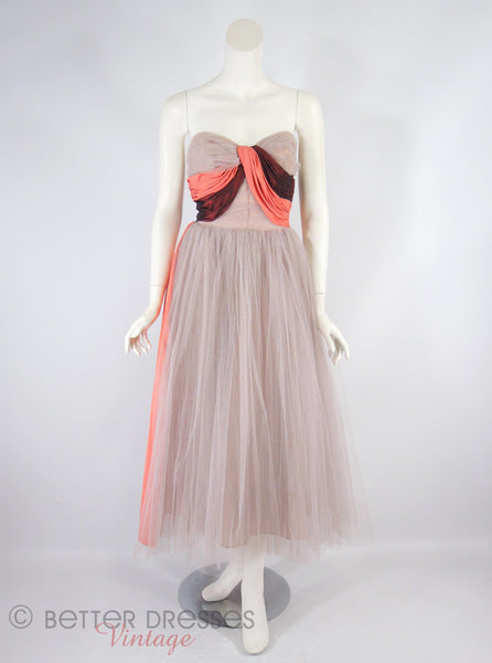 40s/50s Ball Gown - full view