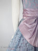 50s Lace Full Skirt Party Dress - detail