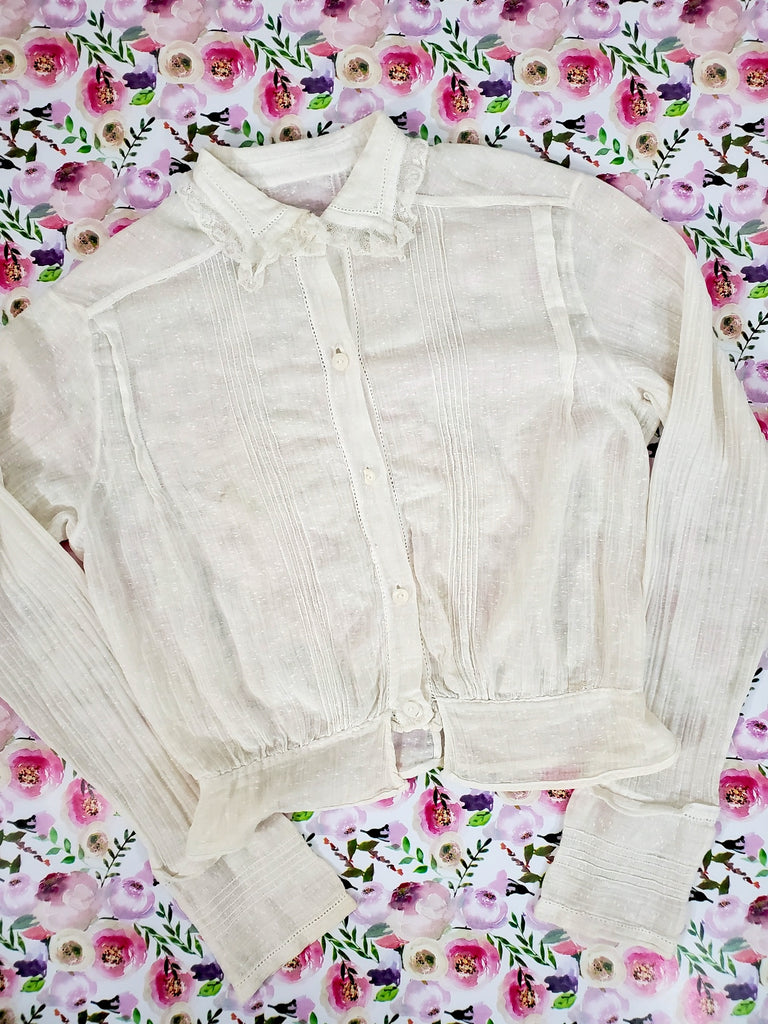 antique blouse front