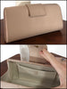 50s/60s clutch purse, back and interior views