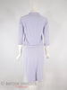 60s Lavender Sweater & Skirt Set - back view