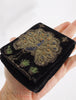 40s Zardozi Peacock Cigarette Case - in palm