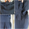 50/60s Navy Blue Sheath Dress - details