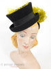 30s/40s Tilt Mini Top Hat - on Betty