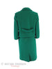 60s Green Wool Suit - back