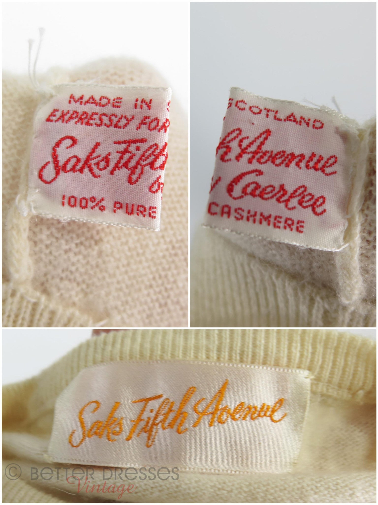 1950S　100％カシミヤミンク　モーリス ブルーダー 　レース　ガウンカーデ 1950S100％カシミヤミンクモーリス ブルーダー レースガウンカーデ