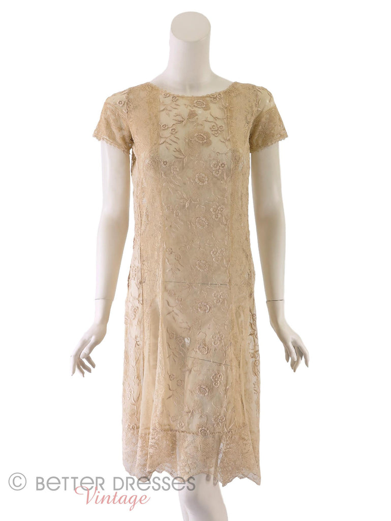 20s Lace Dress - front