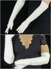 50s Opera Gloves - on a person